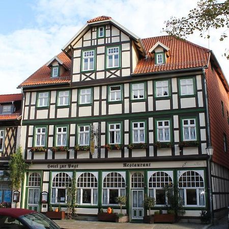 Hotel Garni Zur Post Wernigerode Dış mekan fotoğraf