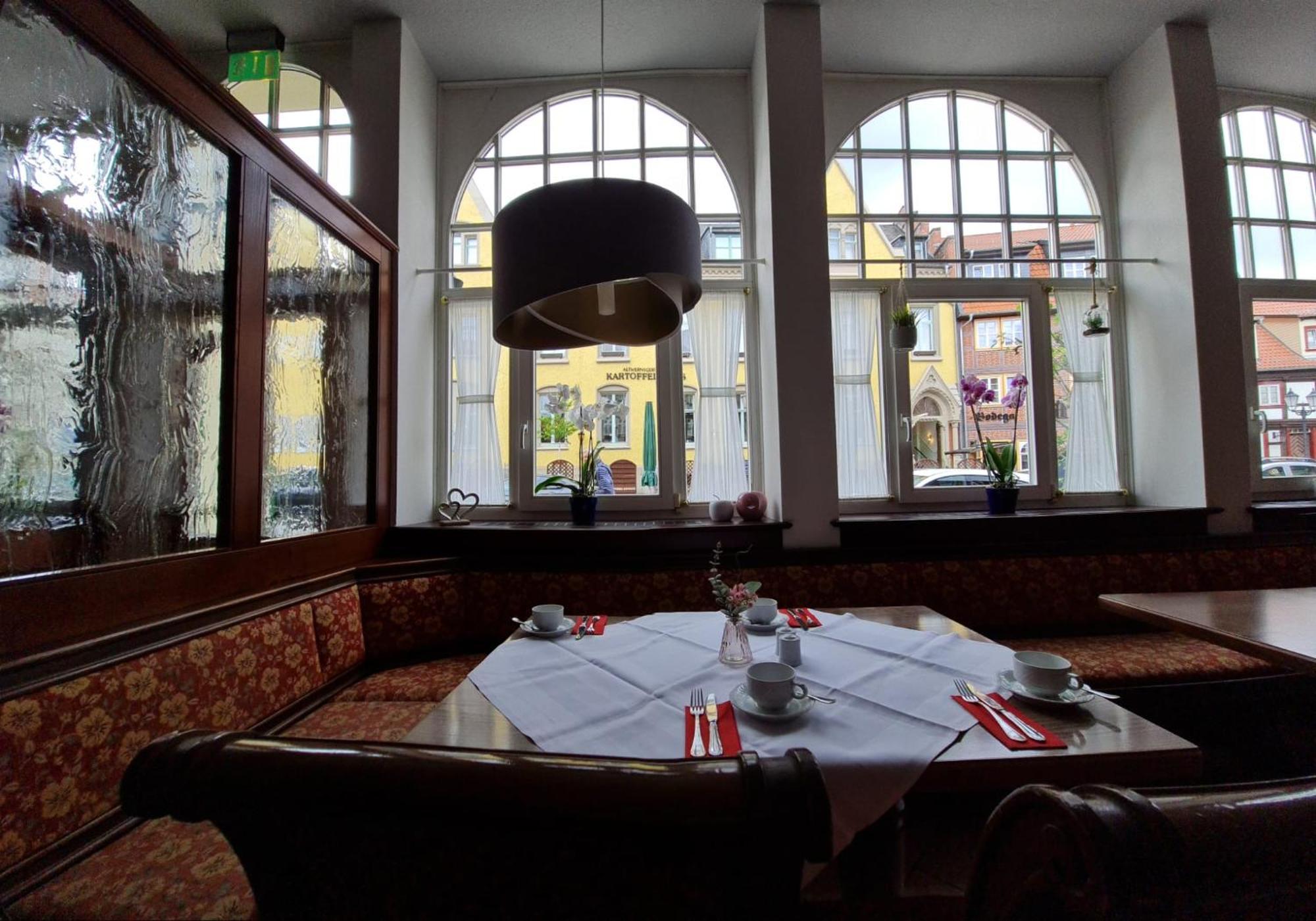 Hotel Garni Zur Post Wernigerode Dış mekan fotoğraf