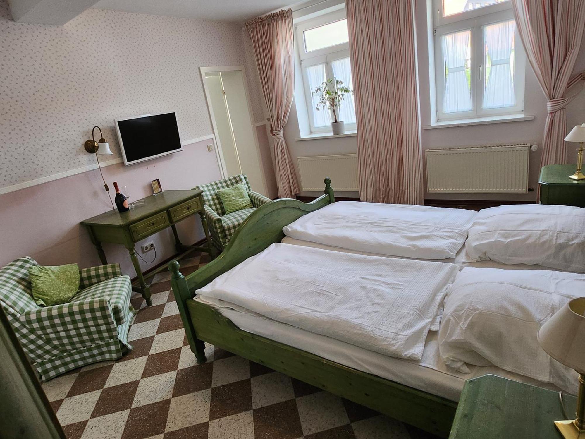 Hotel Garni Zur Post Wernigerode Dış mekan fotoğraf