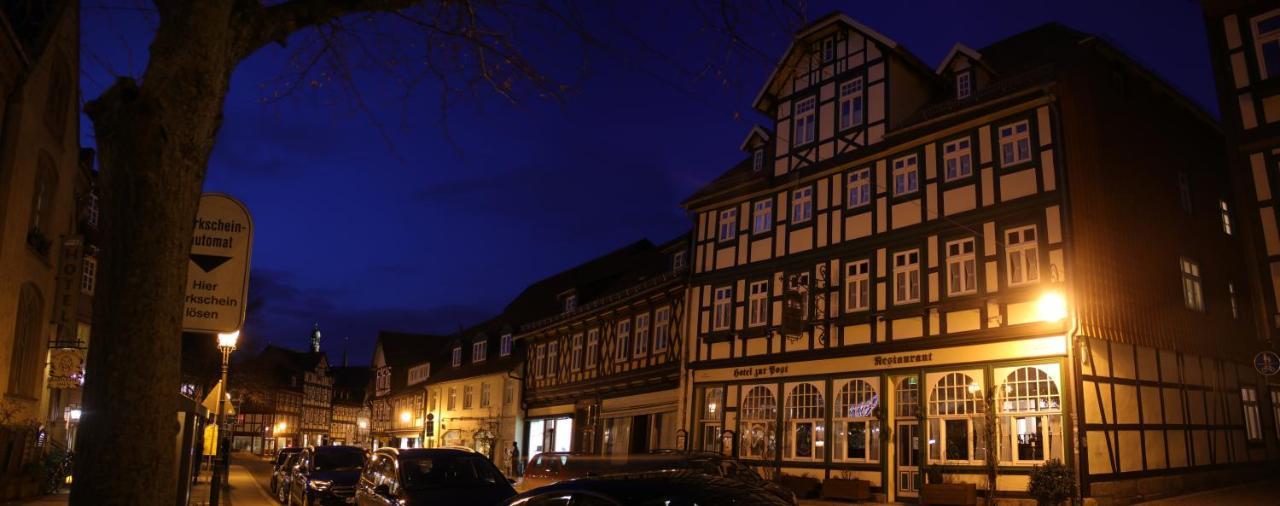 Hotel Garni Zur Post Wernigerode Dış mekan fotoğraf